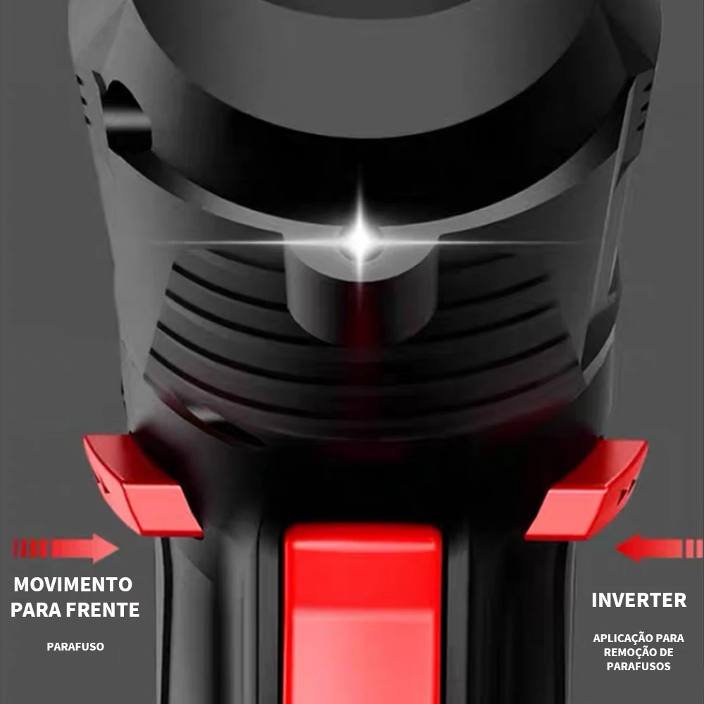 Furadeira elétrica manual, usb carregando acessórios